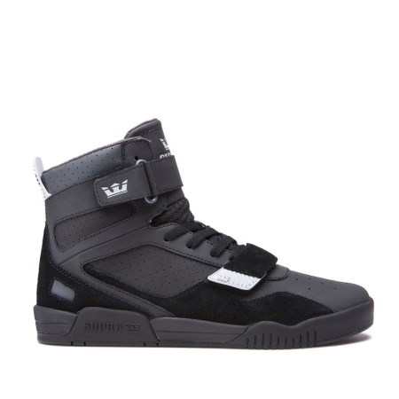 Supra Breaker Svart Høye Sneakers Dame [NO-9-Y429]